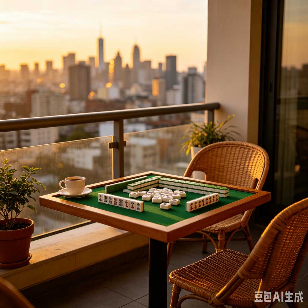 mahjong set for home entertainment