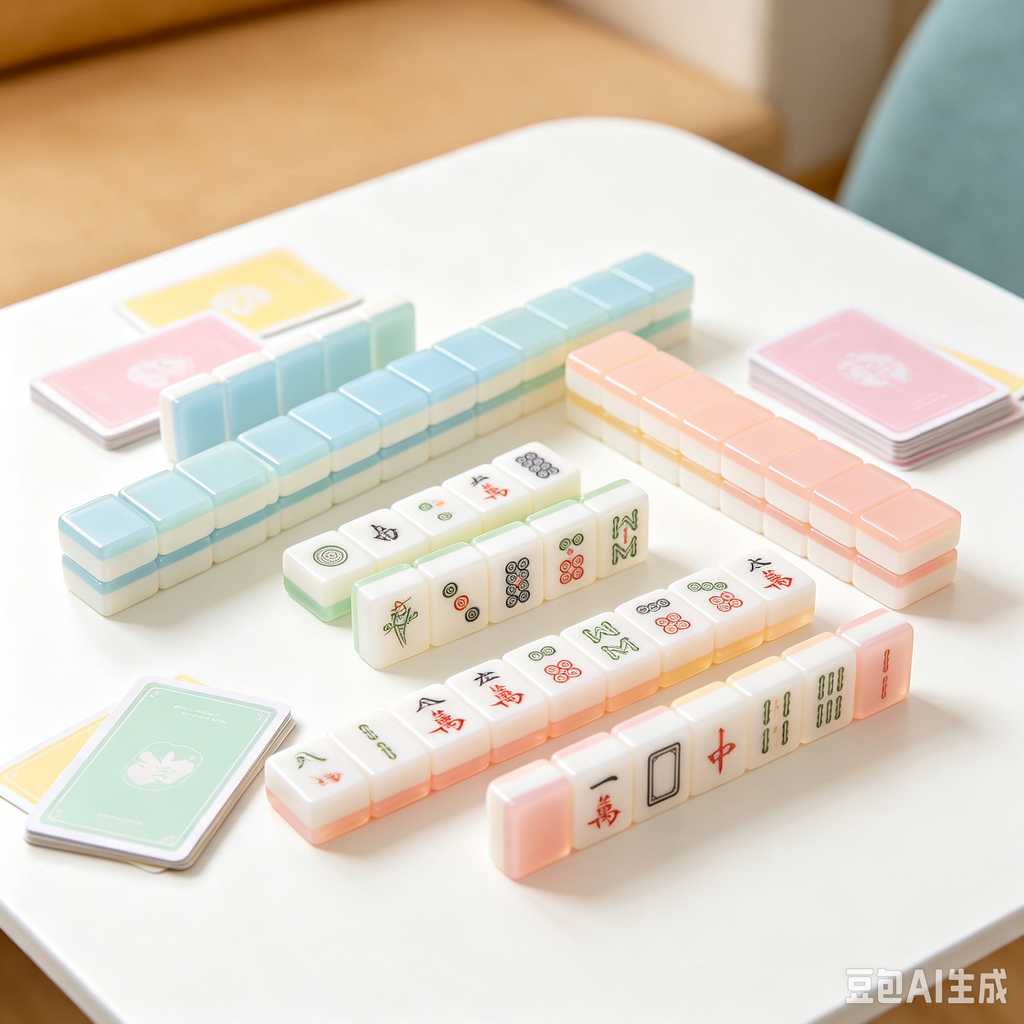 luxury carving mahjong tiles