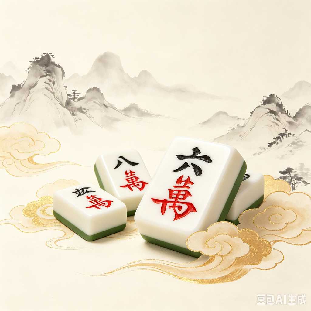 ornamental mahjong tiles