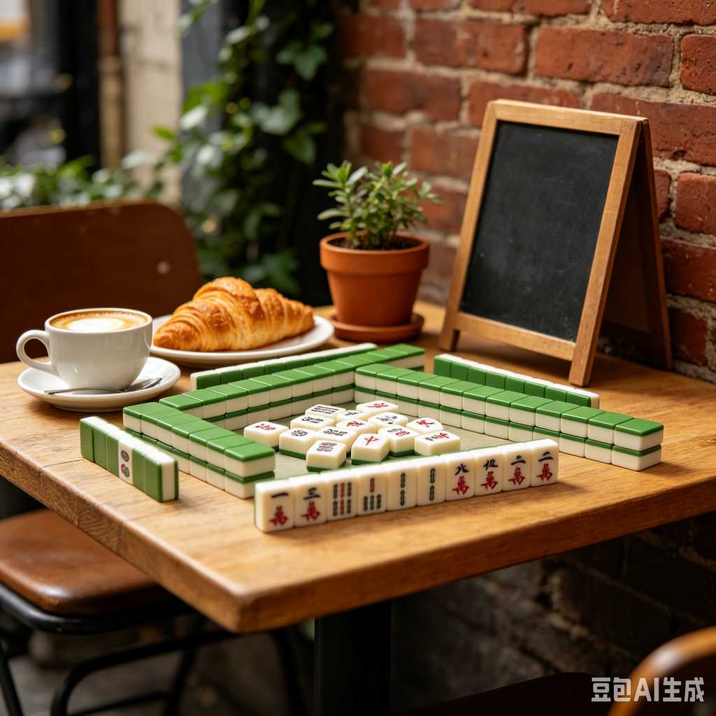 decorative mahjong tiles set